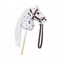 Tootiny Koń na kiju Hobby Horse HOPPIHORSE A3 Leopard - biały, maść tarantowata