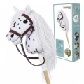 Tootiny Koń na kiju Hobby Horse HOPPIHORSE A4 Leopard - biały, maść tarantowata