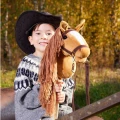 Tootiny Koń na kiju Hobby Horse HOPPIHORSE A3 Chestnut - brąz, maść kasztanowata