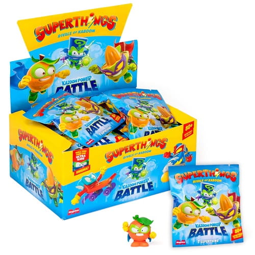 Super Zings Super Things Kazoom Power Battle Saszetka z Figurką 25 sztuk Całe Opakowanie Box.jpg