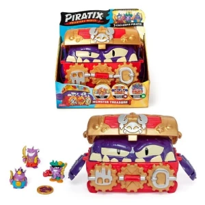 PIRATIX Golden Treasure Monster Treasure zestaw Złota Skrzynia Skarbów