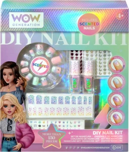 Kids Euroswan Zestaw do manicure z pachnącymi tipsami