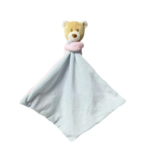 TULILO Przytulanka Miś Miluś 25 cm różowo-niebieski