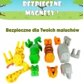 MALIK Zestaw Malik Malblo Magnetic Zwierzęta z dżungli