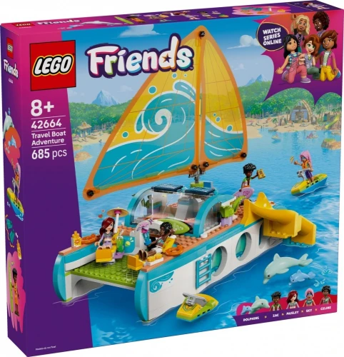 LEGO Klocki Friends 42664 Przygoda na łodzi