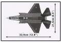 Cobi Klocki Klocki F-35A Lightning II 605 elementów