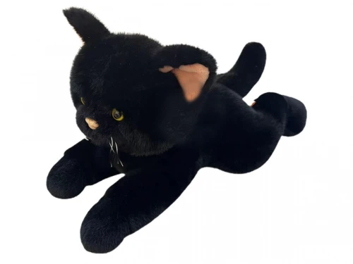 Madej Maskotka Kot leĹźÄcy 45 cm czarny