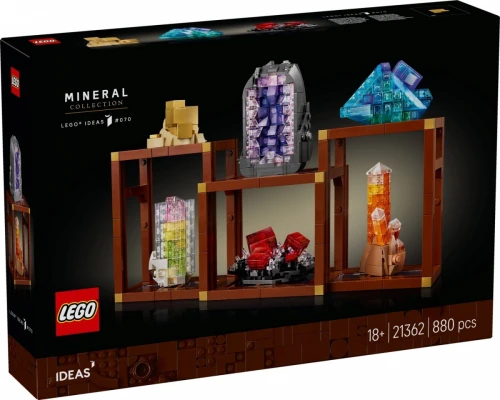 LEGO Klocki Ideas 21362 Kolekcja minerałów