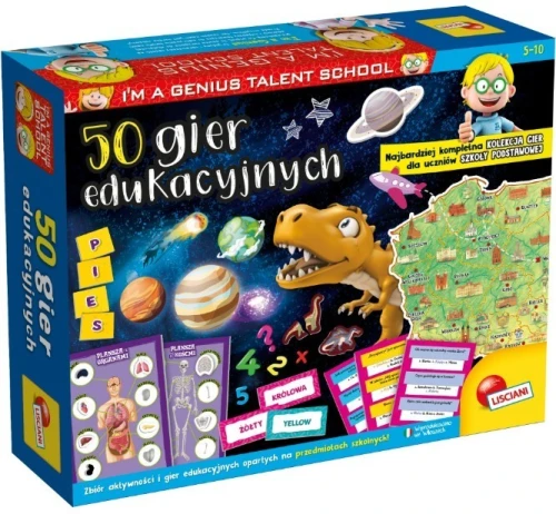 Lisciani I'M A Genius 50 Gier edukacyjnych