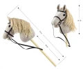 Milly Mally Koń na kiju Hobby Horse Light Grey szary