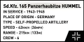 Cobi Klocki Klocki Panzehaubitze Hummel 1118 klocków
