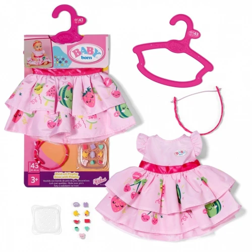 Zapf Baby Born Sukienka z przypinką 43 cm