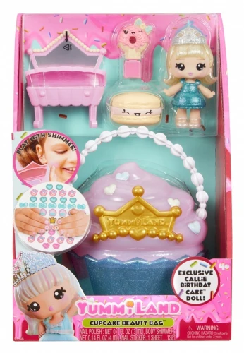 MGA Lalka Yummiland Beauty Bag + Lip Gloss Cupcake
