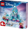 LEGO Klocki Disney 43281 Lodowy zamek Elzy i Śnieżna przejażdżka