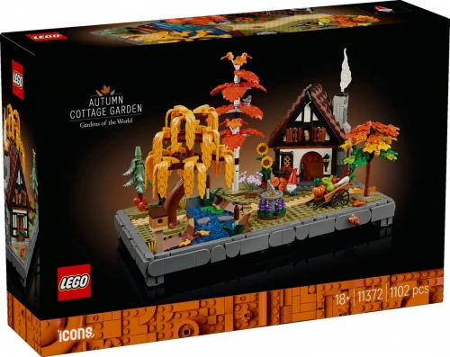 LEGO Klocki Icons 11372 Jesienny ogród z chatką