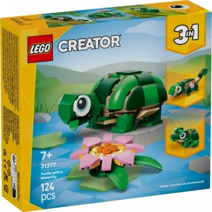 LEGO Klocki Creator 31377 Żółw i kwiat lilii wodnej
