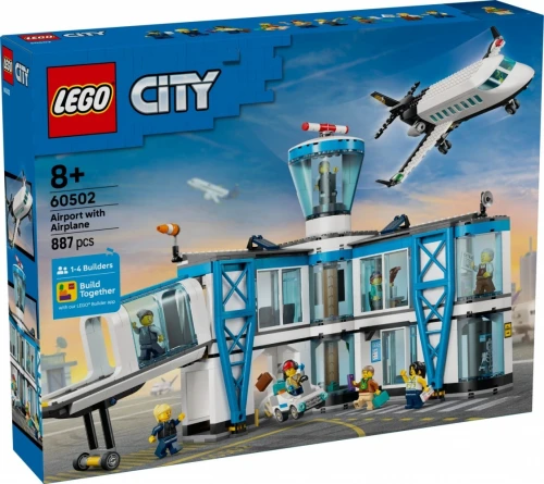 LEGO Klocki City 60502 Lotnisko z samolotem