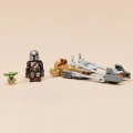 LEGO Klocki Star Wars 75436 Śmigacz Mandalorianina i Grogu