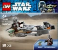 LEGO Klocki Star Wars 75436 Śmigacz Mandalorianina i Grogu