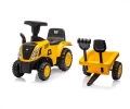 Milly Mally Pojazd CAT Traktor z przyczepą żółty jeździk