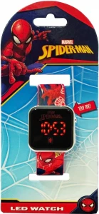 Kids Euroswan Zegarek LED z kalendarzem Spiderman