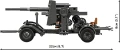 Cobi Klocki Klocki 8.8 cm Flak z wózkiem 360 klocków