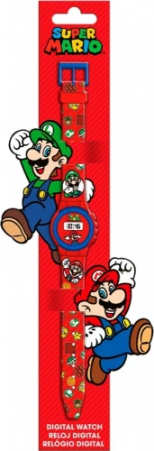Kids Euroswan Zegarek cyfrowy Super Mario