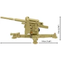 Cobi Klocki Klocki 8,8 cm Flak 18 232 klocki 1:35