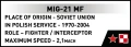 Cobi Klocki Klocki Mig-21 MF 381 klocków