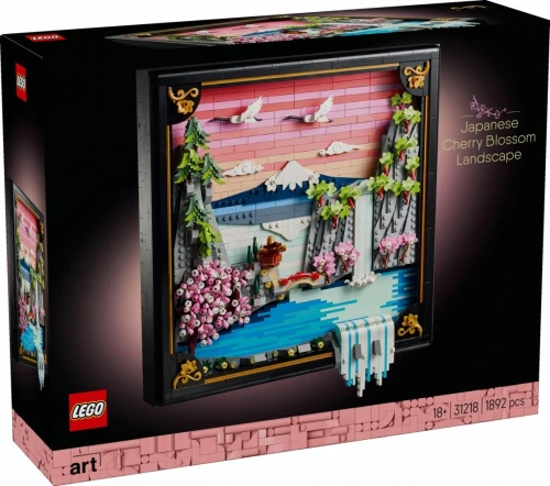 LEGO Klocki ART 31218 Japoński krajobraz z kwitnącą wiśnią