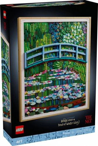 LEGO Klocki ART 31220 Claude Monet - Most nad stawem z liliami wodnymi
