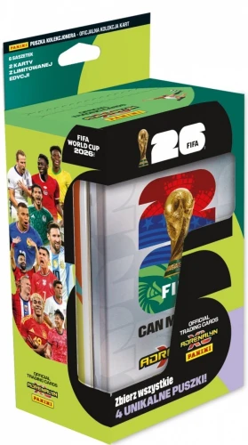 Panini Kolekcja Karty FIFA World Cup 2026 Puszka kolekcjonera