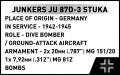 Cobi Klocki Klocki Junkers JU 87D-3 Stuka 556 klocków