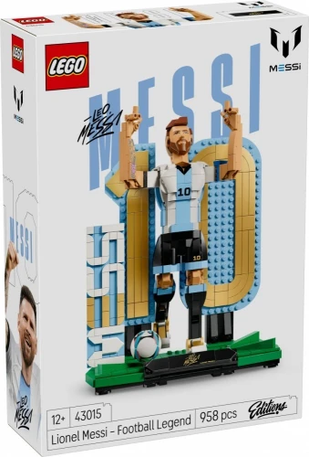 LEGO Klocki Editions 43015 Lionel Messi - piłkarska legenda