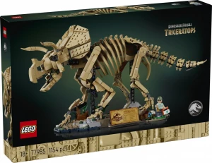 LEGO Klocki Jurassic World 77985 Szkielety dinozaurów: Triceratops
