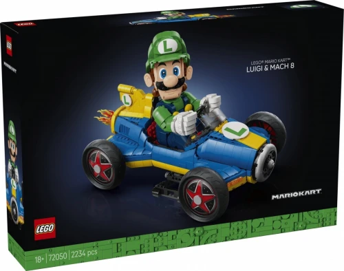 LEGO Klocki Super Mario 72050 Mario Kart - Luigi i Mach 8