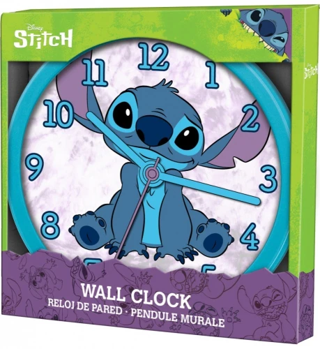 Kids Euroswan Zegar ścienny Stitch 25 cm
