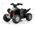 Milly Mally Pojazd quad na akumulator Honda ATV czarny