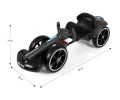 Milly Mally Pojazd gokart na akumulator Bolt czarny