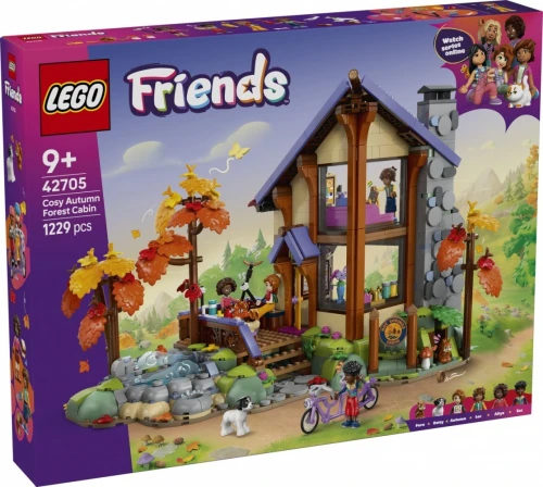LEGO Klocki Friends 42705 Jesienna leśna chatka