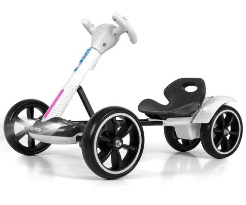 Milly Mally Pojazd gokart na akumulator Bolt biały