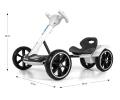 Milly Mally Pojazd gokart na akumulator Bolt biały