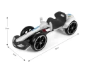 Milly Mally Pojazd gokart na akumulator Bolt biały
