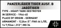Cobi Klocki Klocki Panzerjager Tiger ausf.B 1371 elementy
