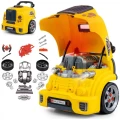 Milly Mally Zestaw mechanik warsztat silnik rozkręcalny N-Gine żółty