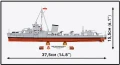Cobi Klocki Klocki ORP Błyskawica 664 elementy