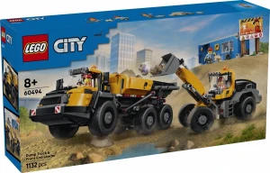 LEGO Klocki City 60494 Wywrotka i ładowarka czołowa