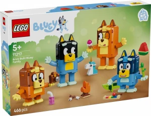 LEGO Klocki Bluey 11217 Rodzina Blue z klocków
