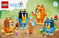 LEGO Klocki Bluey 11217 Rodzina Blue z klocków