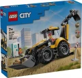 LEGO Klocki City 60480 Żółta koparko-ładowarka